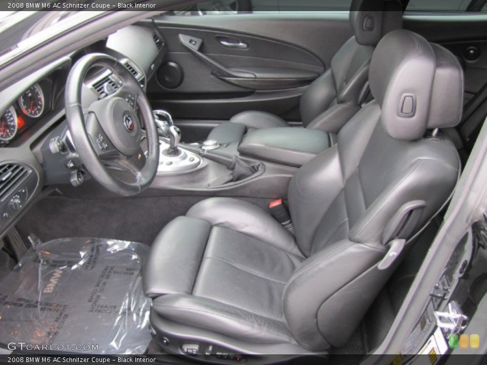 Black Interior Photo for the 2008 BMW M6 AC Schnitzer Coupe #57644497