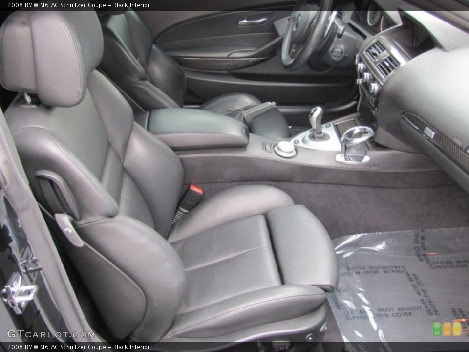 Black Interior Photo for the 2008 BMW M6 AC Schnitzer Coupe #57644543