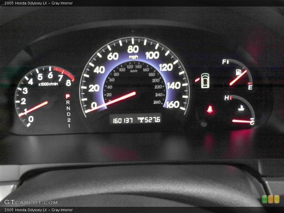 Gray Interior Gauges for the 2005 Honda Odyssey LX #57646015