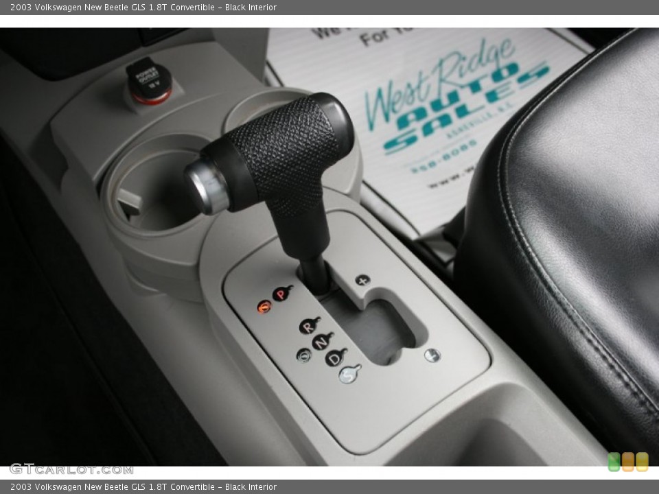 Black Interior Transmission for the 2003 Volkswagen New Beetle GLS 1.8T Convertible #57646069