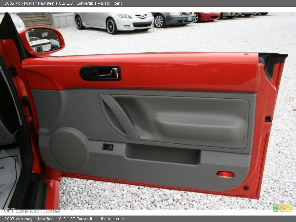 Black Interior Door Panel for the 2003 Volkswagen New Beetle GLS 1.8T Convertible #57646105