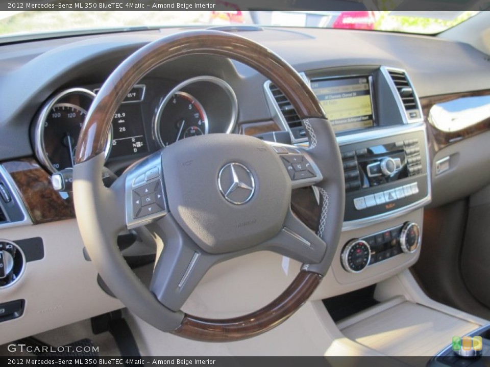 Almond Beige Interior Dashboard for the 2012 Mercedes-Benz ML 350 BlueTEC 4Matic #57646420