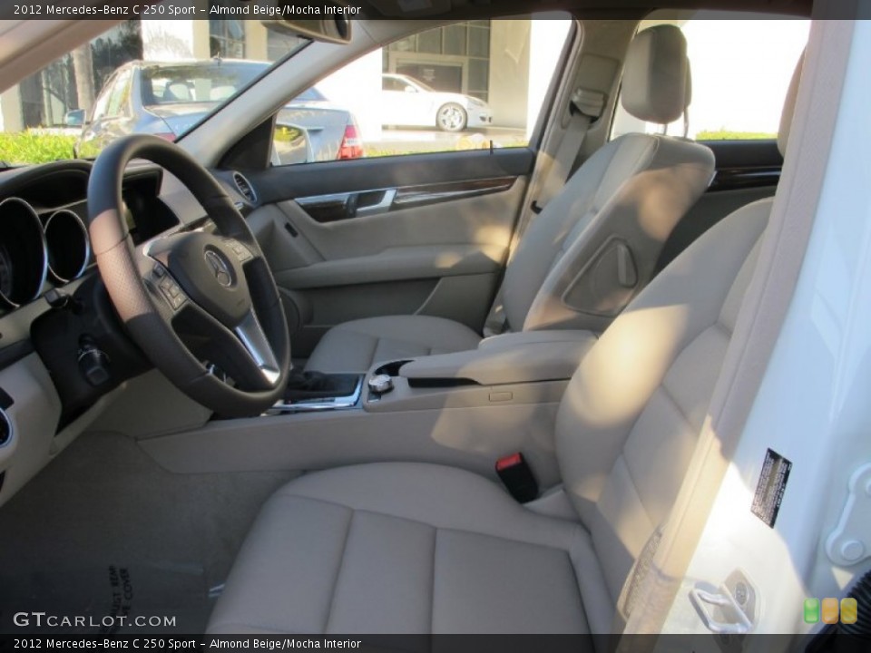 Almond Beige/Mocha Interior Photo for the 2012 Mercedes-Benz C 250 Sport #57646549