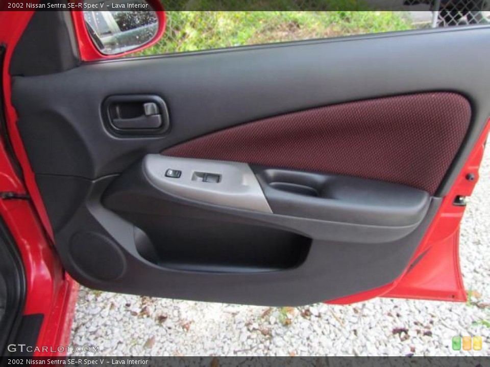 Lava Interior Door Panel for the 2002 Nissan Sentra SE-R Spec V #57646915