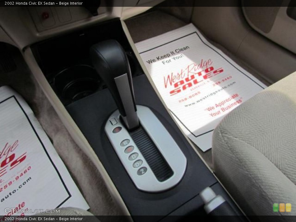 Beige Interior Transmission for the 2002 Honda Civic EX Sedan #57647149