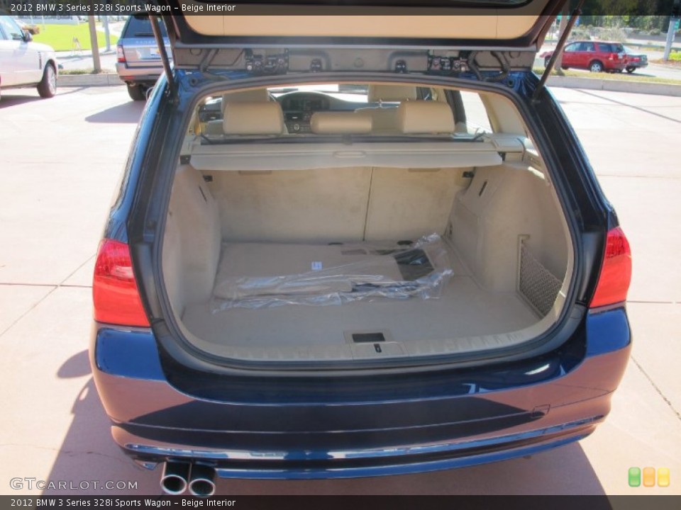 Beige Interior Trunk for the 2012 BMW 3 Series 328i Sports Wagon #57647215