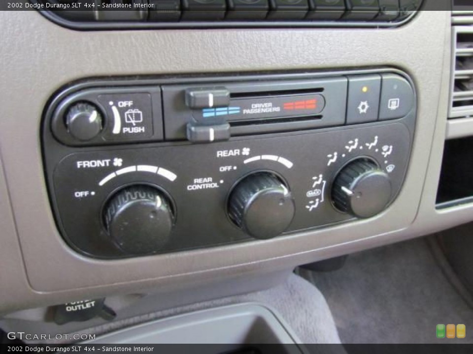 Sandstone Interior Controls for the 2002 Dodge Durango SLT 4x4 #57647356