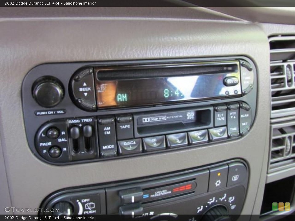 Sandstone Interior Audio System for the 2002 Dodge Durango SLT 4x4 #57647362