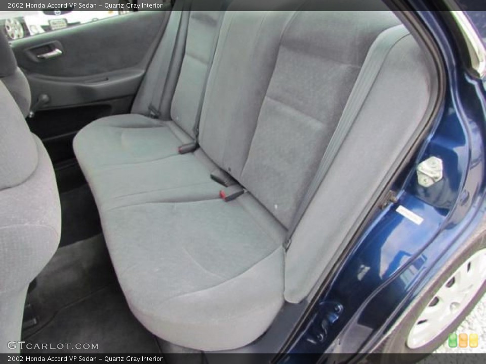 Quartz Gray Interior Photo for the 2002 Honda Accord VP Sedan #57647707