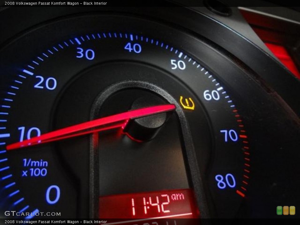 Black Interior Gauges for the 2008 Volkswagen Passat Komfort Wagon #57647836