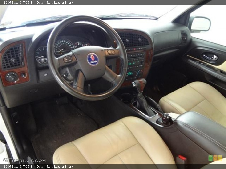 Desert Sand Leather 2006 Saab 9-7X Interiors