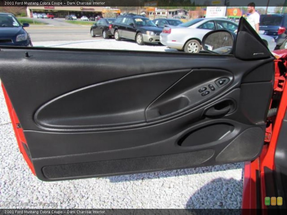 Dark Charcoal Interior Door Panel for the 2001 Ford Mustang Cobra Coupe #57648517