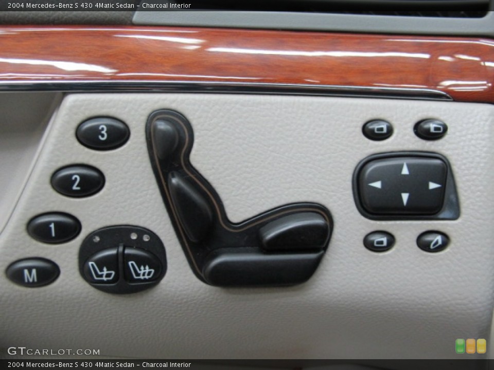 Charcoal Interior Controls for the 2004 Mercedes-Benz S 430 4Matic Sedan #57653551