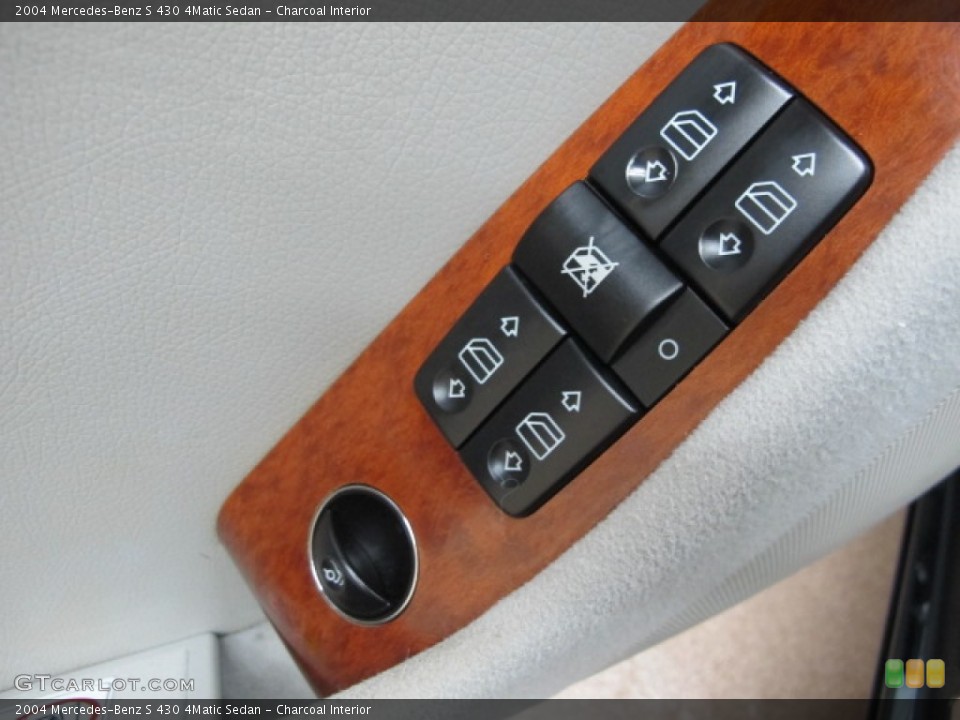 Charcoal Interior Controls for the 2004 Mercedes-Benz S 430 4Matic Sedan #57653560