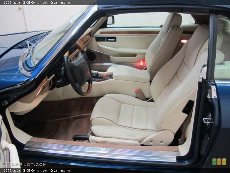 Cream Interior Photo for the 1996 Jaguar XJ XJS Convertible #57654796