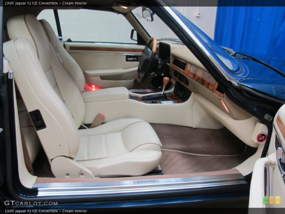 Cream Interior Photo for the 1996 Jaguar XJ XJS Convertible #57654808