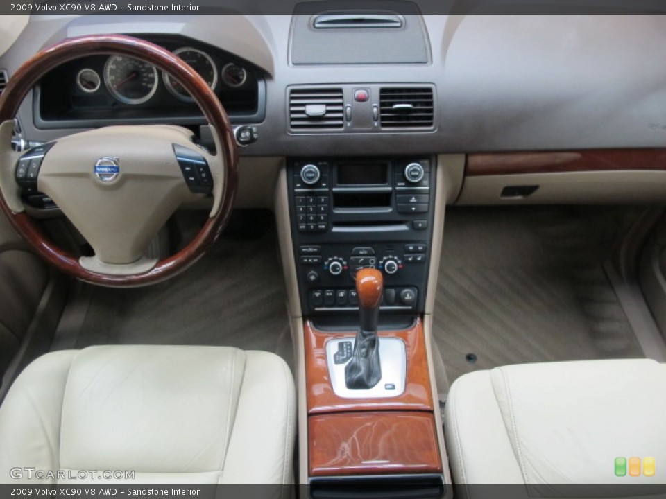Sandstone Interior Dashboard for the 2009 Volvo XC90 V8 AWD #57656430