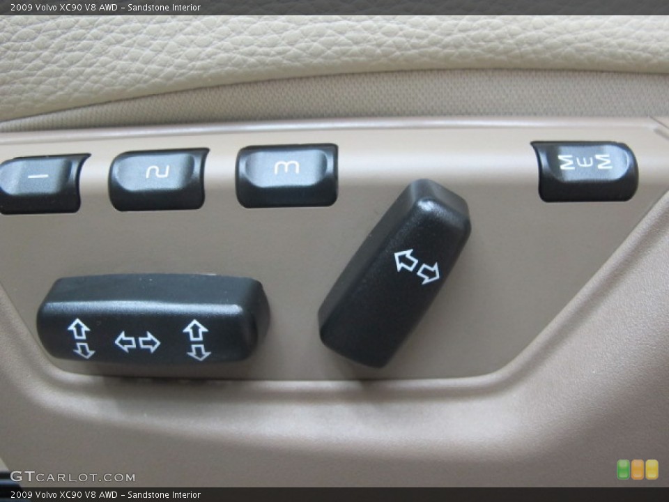 Sandstone Interior Controls for the 2009 Volvo XC90 V8 AWD #57656662