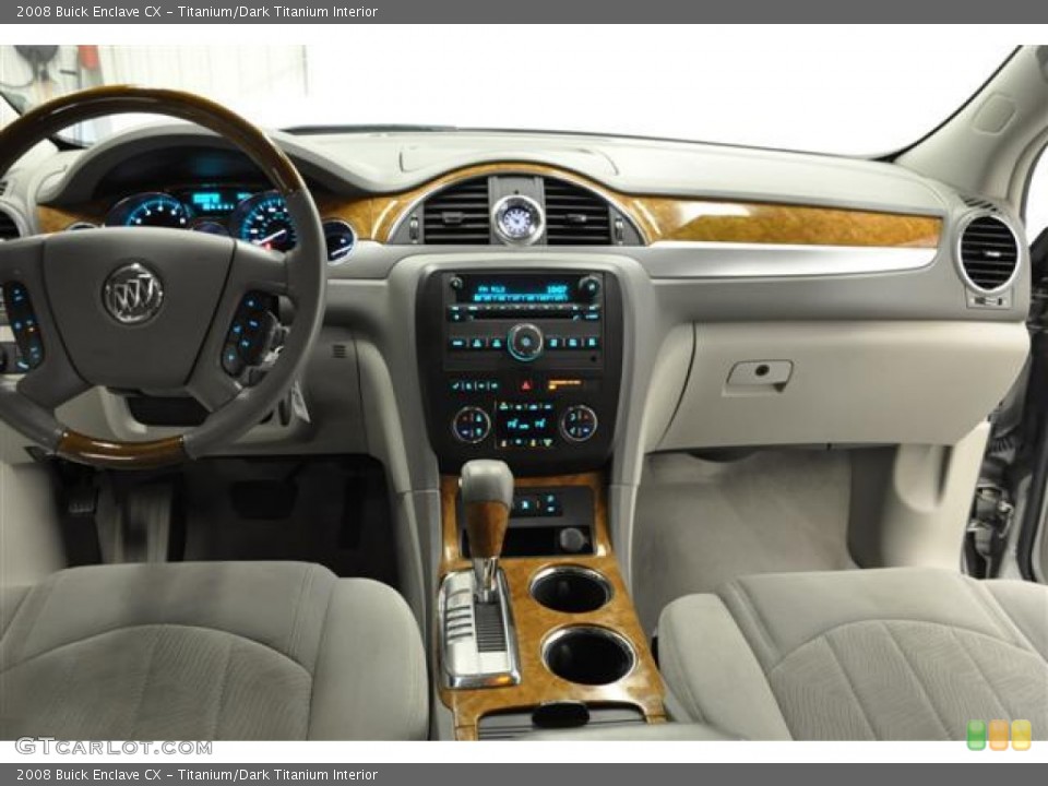 Titanium/Dark Titanium Interior Dashboard for the 2008 Buick Enclave CX #57663020