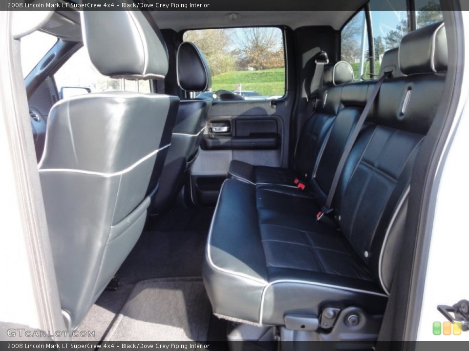 Black/Dove Grey Piping Interior Photo for the 2008 Lincoln Mark LT SuperCrew 4x4 #57663831