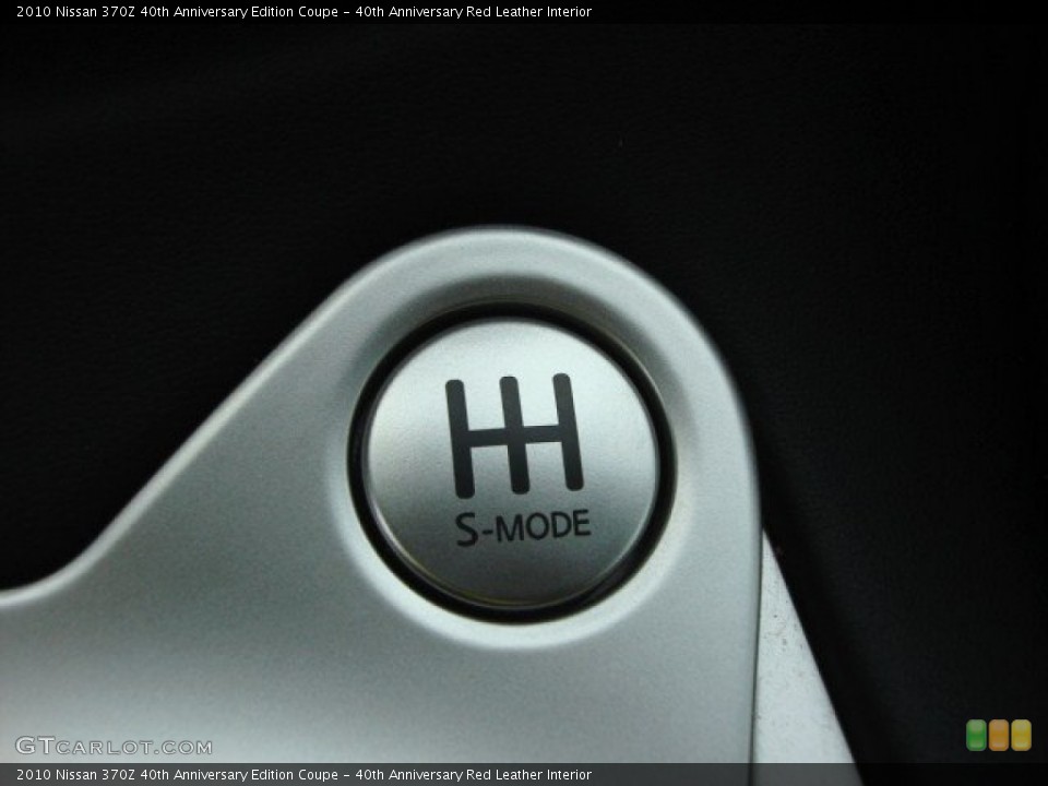 40th Anniversary Red Leather Interior Controls for the 2010 Nissan 370Z 40th Anniversary Edition Coupe #57666131