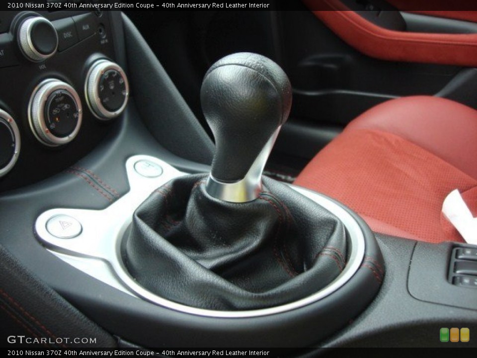 40th Anniversary Red Leather Interior Transmission for the 2010 Nissan 370Z 40th Anniversary Edition Coupe #57666143