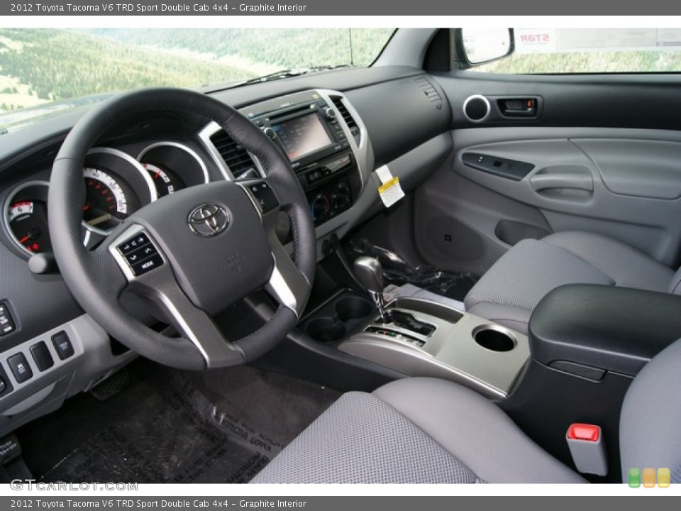Graphite Interior Photo for the 2012 Toyota Tacoma V6 TRD Sport Double Cab 4x4 #57667406