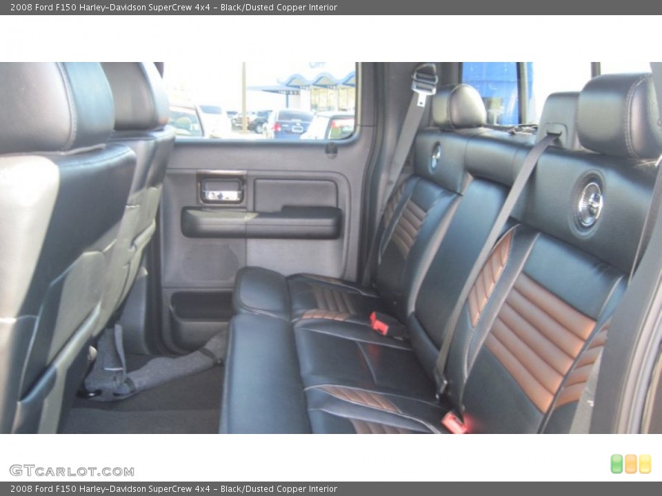 Black/Dusted Copper Interior Photo for the 2008 Ford F150 Harley-Davidson SuperCrew 4x4 #57667631