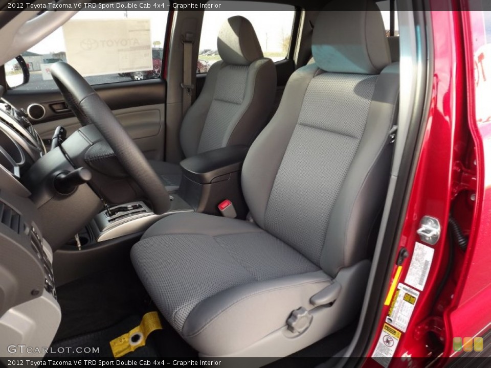 Graphite Interior Photo for the 2012 Toyota Tacoma V6 TRD Sport Double Cab 4x4 #57670145