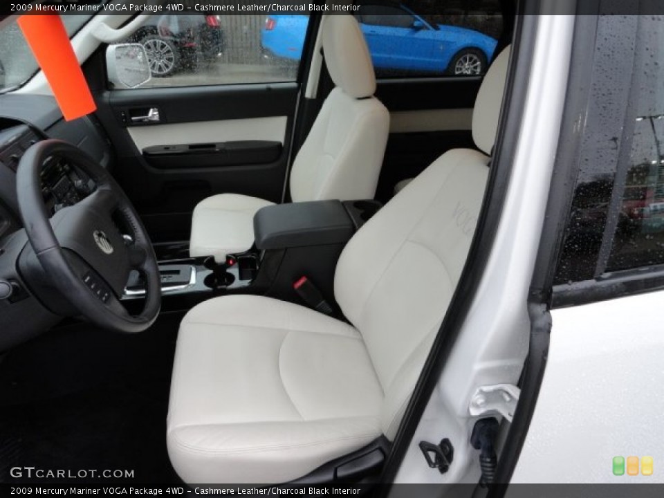 Cashmere Leather/Charcoal Black Interior Photo for the 2009 Mercury Mariner VOGA Package 4WD #57671783
