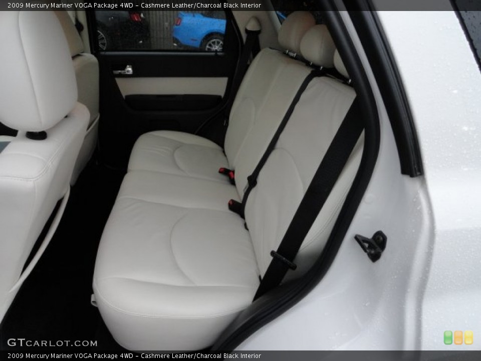 Cashmere Leather/Charcoal Black Interior Photo for the 2009 Mercury Mariner VOGA Package 4WD #57671792