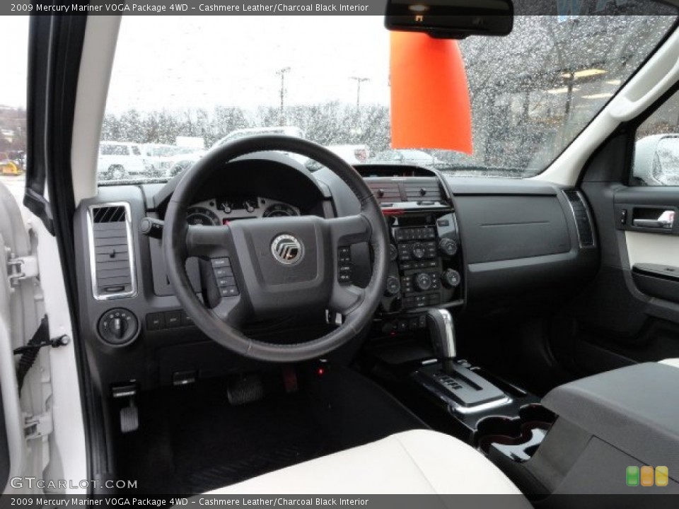 Cashmere Leather/Charcoal Black Interior Dashboard for the 2009 Mercury Mariner VOGA Package 4WD #57671795