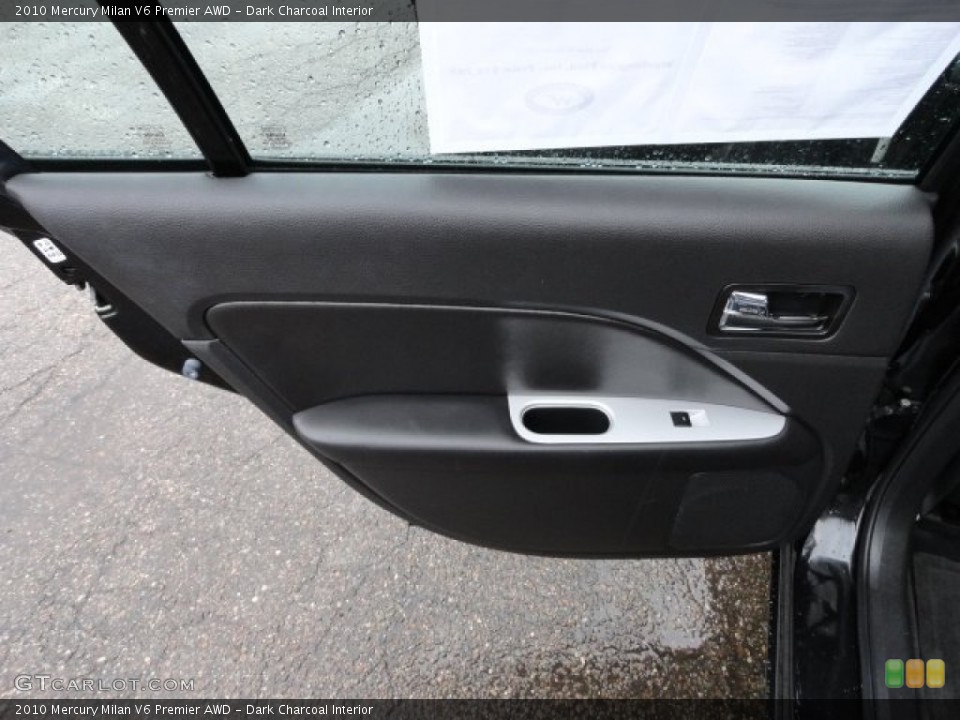 Dark Charcoal Interior Door Panel for the 2010 Mercury Milan V6 Premier AWD #57672146