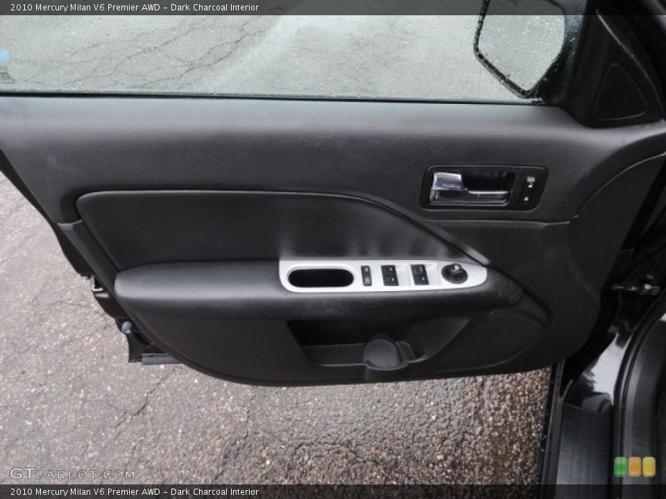 Dark Charcoal Interior Door Panel for the 2010 Mercury Milan V6 Premier AWD #57672155