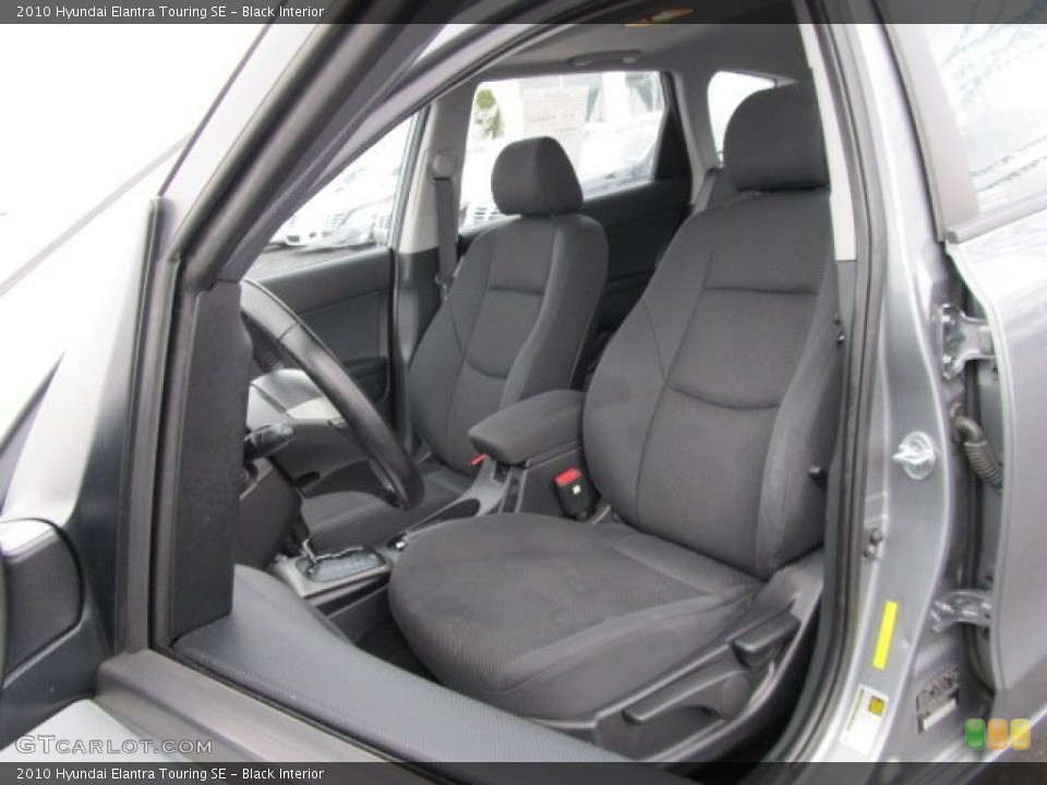 Black 2010 Hyundai Elantra Interiors