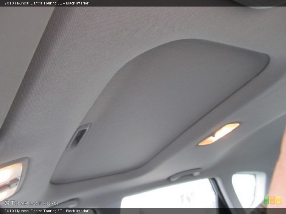 Black Interior Sunroof for the 2010 Hyundai Elantra Touring SE #57674522