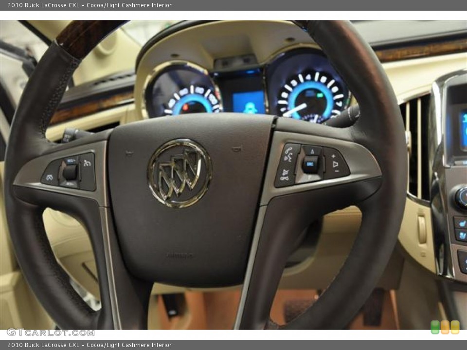 Cocoa/Light Cashmere Interior Steering Wheel for the 2010 Buick LaCrosse CXL #57675368