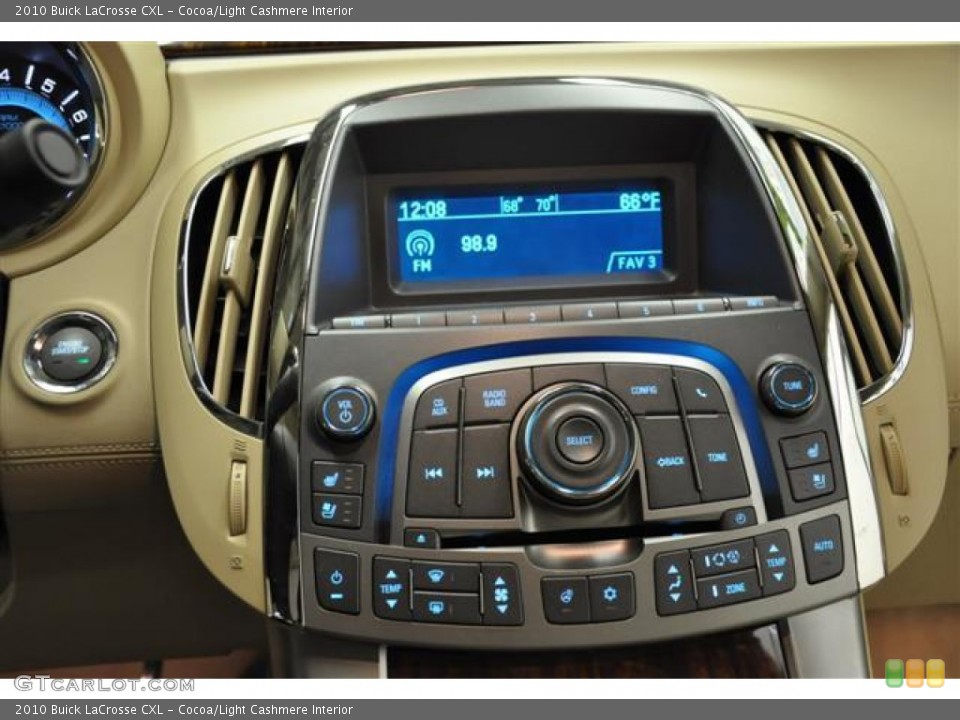Cocoa/Light Cashmere Interior Audio System for the 2010 Buick LaCrosse CXL #57675392