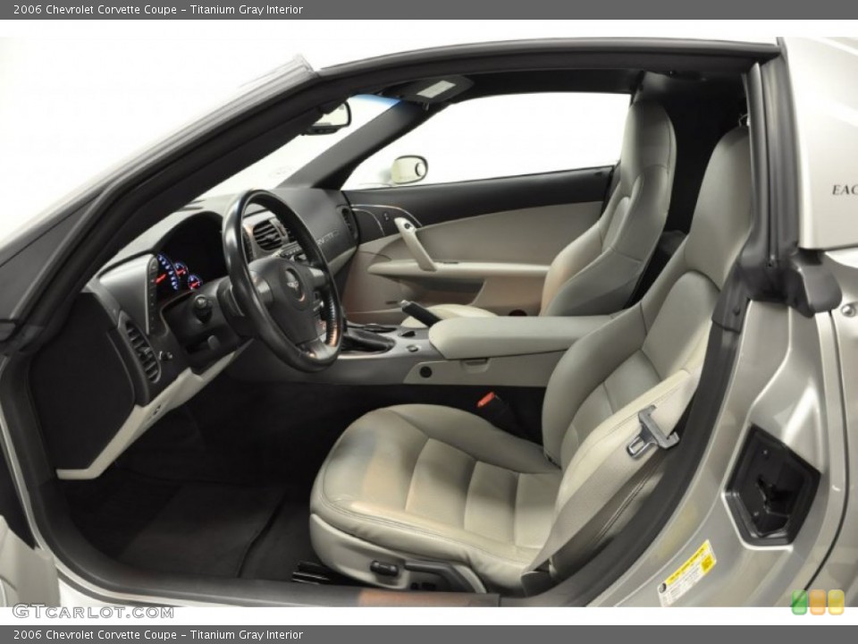 Titanium Gray Interior Photo for the 2006 Chevrolet Corvette Coupe #57676421