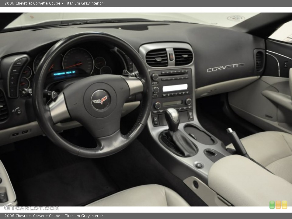 Titanium Gray Interior Dashboard for the 2006 Chevrolet Corvette Coupe #57676439