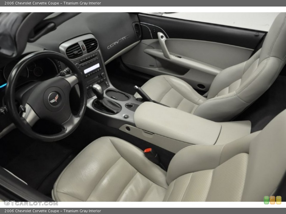 Titanium Gray Interior Photo for the 2006 Chevrolet Corvette Coupe #57676469