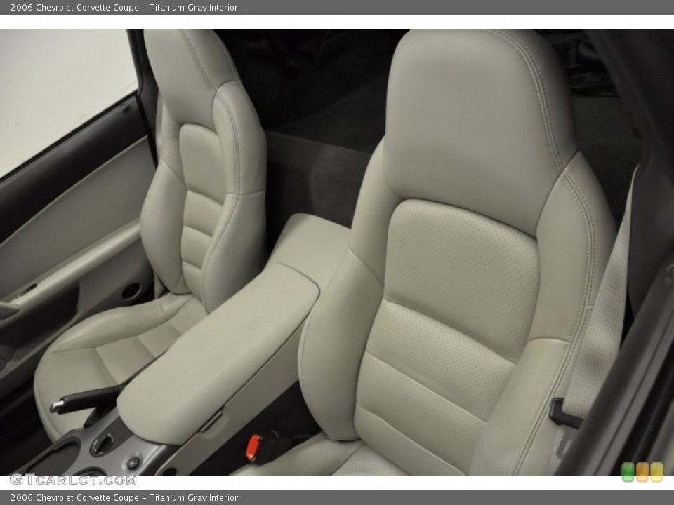 Titanium Gray Interior Photo for the 2006 Chevrolet Corvette Coupe #57676478