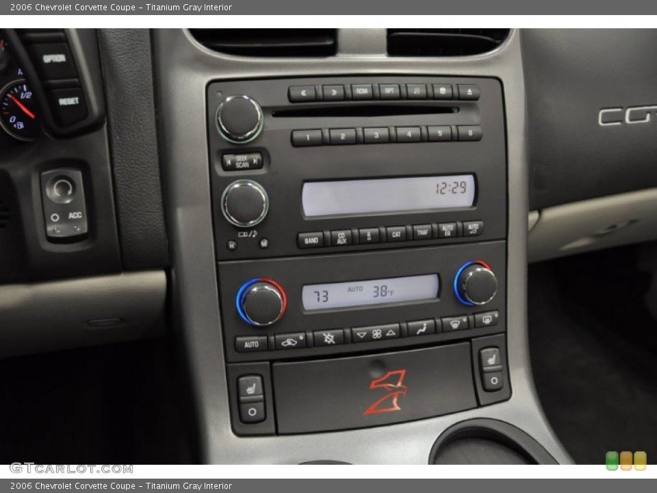 Titanium Gray Interior Audio System for the 2006 Chevrolet Corvette Coupe #57676544