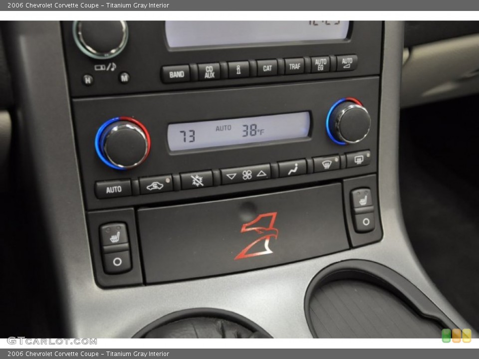 Titanium Gray Interior Controls for the 2006 Chevrolet Corvette Coupe #57676556