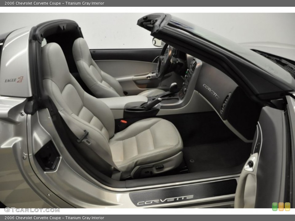 Titanium Gray Interior Photo for the 2006 Chevrolet Corvette Coupe #57676589