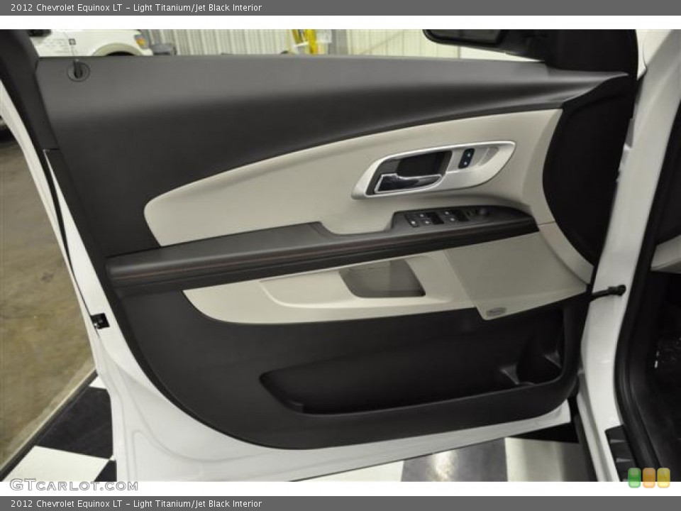 Light Titanium/Jet Black Interior Door Panel for the 2012 Chevrolet Equinox LT #57678008