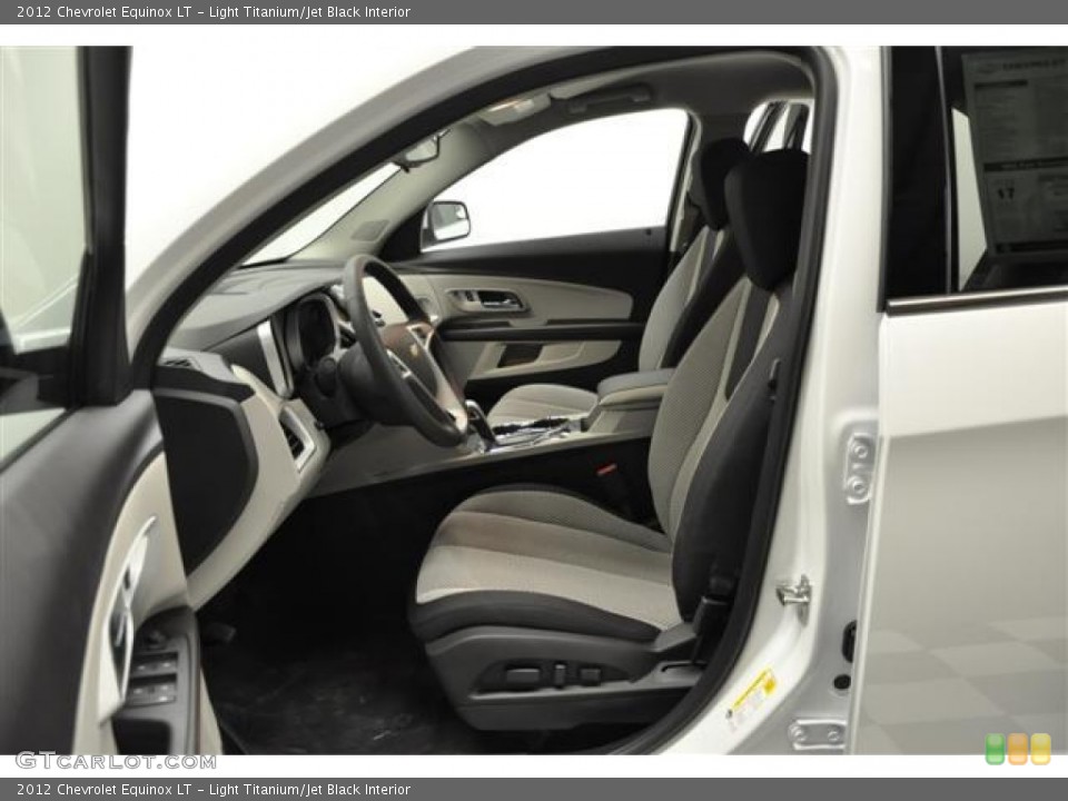 Light Titanium/Jet Black Interior Photo for the 2012 Chevrolet Equinox LT #57678017