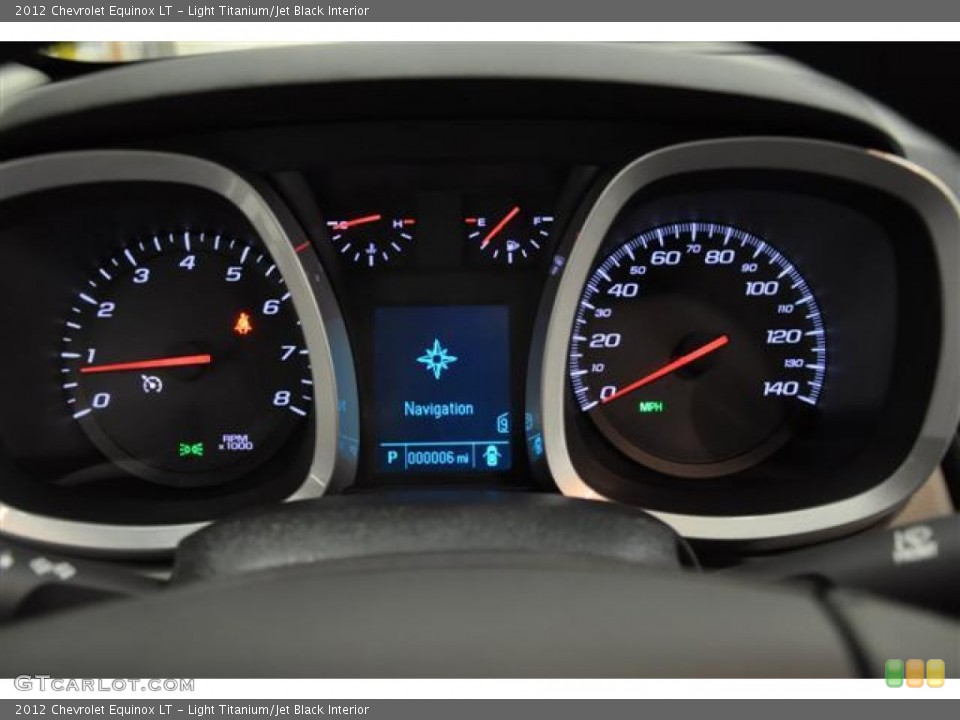 Light Titanium/Jet Black Interior Gauges for the 2012 Chevrolet Equinox LT #57678110