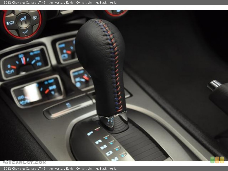 Jet Black Interior Transmission for the 2012 Chevrolet Camaro LT 45th Anniversary Edition Convertible #57678734