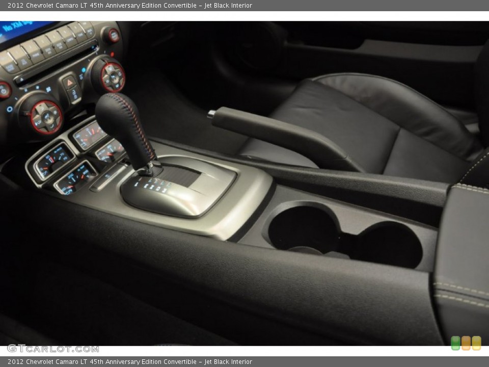 Jet Black Interior Transmission for the 2012 Chevrolet Camaro LT 45th Anniversary Edition Convertible #57678899